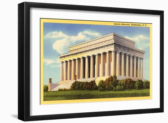 Lincoln Memorial, Washington D.C.-null-Framed Art Print