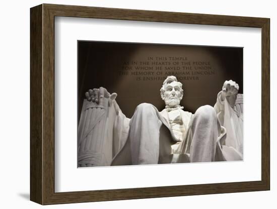 Lincoln Memorial, Washington DC-William Perry-Framed Photographic Print