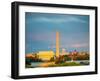 Lincoln Memorial, Washington Monument and Capitol, Washington DC-sborisov-Framed Photographic Print