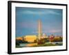 Lincoln Memorial, Washington Monument and Capitol, Washington DC-sborisov-Framed Photographic Print