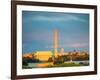 Lincoln Memorial, Washington Monument and Capitol, Washington DC-sborisov-Framed Photographic Print