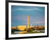 Lincoln Memorial, Washington Monument and Capitol, Washington DC-sborisov-Framed Photographic Print