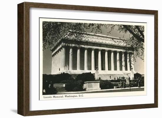 Lincoln Memorial-null-Framed Art Print