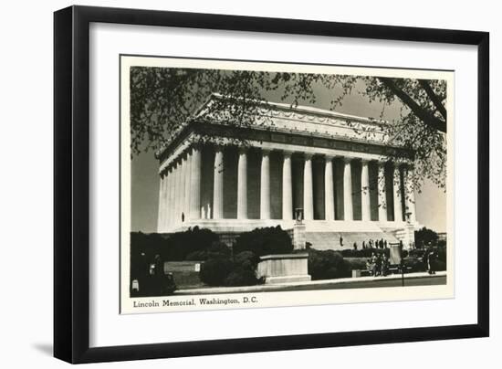 Lincoln Memorial-null-Framed Art Print