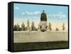 Lincoln Monument in Grant Park-null-Framed Stretched Canvas