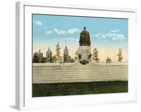 Lincoln Monument in Grant Park-null-Framed Photographic Print