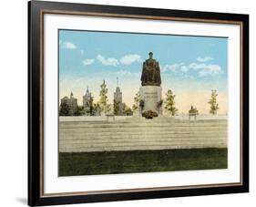 Lincoln Monument in Grant Park-null-Framed Photographic Print