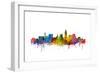 Lincoln Nebraska Skyline-Michael Tompsett-Framed Art Print