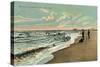 Lincoln Park Beach, Chicago, Illinois-null-Stretched Canvas