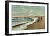 Lincoln Park Beach, Chicago, Illinois-null-Framed Art Print