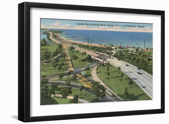 Lincoln Park, Chicago, Illiniois-null-Framed Art Print