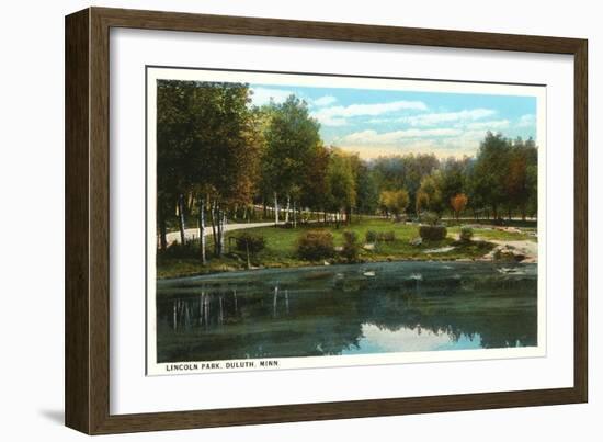 Lincoln Park, Duluth, Minnesota-null-Framed Art Print