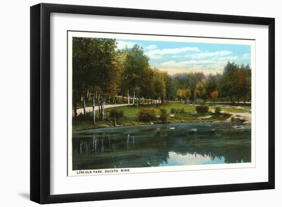 Lincoln Park, Duluth, Minnesota-null-Framed Art Print