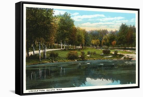 Lincoln Park, Duluth, Minnesota-null-Framed Stretched Canvas