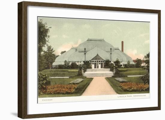 Lincoln Park Greenhouse, Chicago, Illinois-null-Framed Art Print