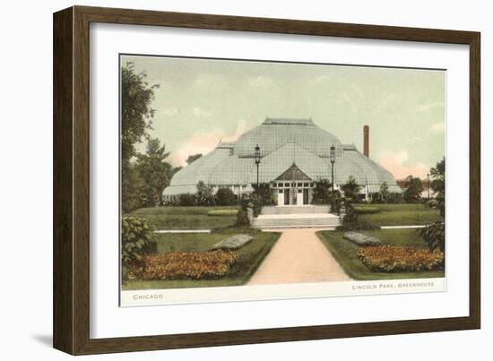 Lincoln Park Greenhouse, Chicago, Illinois-null-Framed Art Print