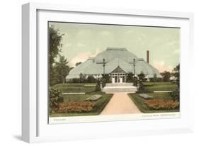 Lincoln Park Greenhouse, Chicago, Illinois-null-Framed Art Print