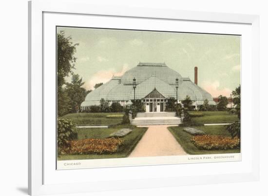 Lincoln Park Greenhouse, Chicago, Illinois-null-Framed Premium Giclee Print