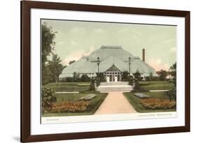 Lincoln Park Greenhouse, Chicago, Illinois-null-Framed Premium Giclee Print