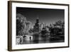 Lincoln Park Lagoon Chicago BW-Steve Gadomski-Framed Photographic Print