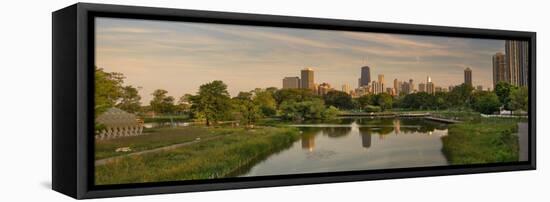 Lincoln Park Lagoon Chicago-Steve Gadomski-Framed Stretched Canvas