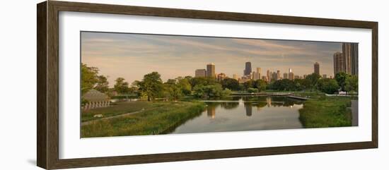 Lincoln Park Lagoon Chicago-Steve Gadomski-Framed Photographic Print