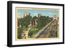 Lincoln Park, Long Beach, California-null-Framed Art Print