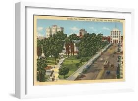 Lincoln Park, Long Beach, California-null-Framed Art Print