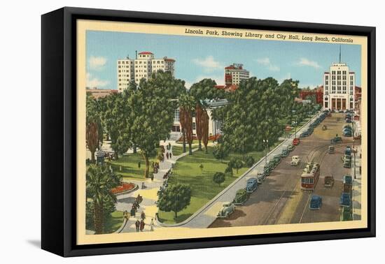 Lincoln Park, Long Beach, California-null-Framed Stretched Canvas
