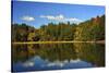 Lincoln Pond, Edward Niles Huyck Preserve, New York, USA-Michel Hersen-Stretched Canvas