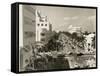 Lincoln Road Looking West from Washington Avenue, Miami Beach, C.1948-null-Framed Stretched Canvas