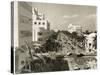 Lincoln Road Looking West from Washington Avenue, Miami Beach, C.1948-null-Stretched Canvas