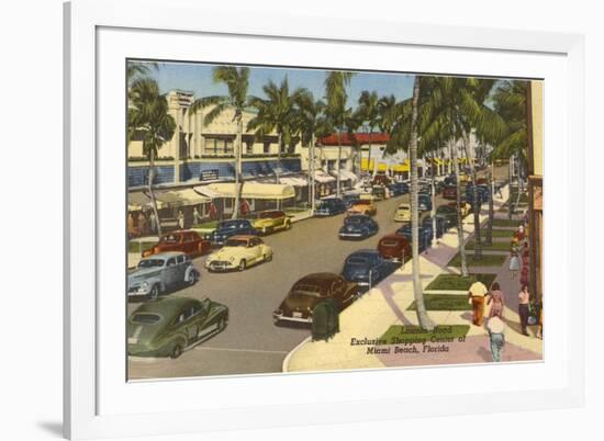 Lincoln Road, Miami Beach, Florida-null-Framed Premium Giclee Print