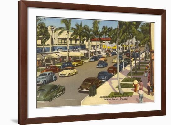 Lincoln Road, Miami Beach, Florida-null-Framed Premium Giclee Print