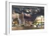 Lincoln Road, Miami Beach, Night-null-Framed Art Print