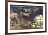 Lincoln Road, Miami Beach, Night-null-Framed Premium Giclee Print