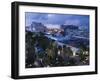 Lincoln Road Pedestrian Area, South Beach, Miami Beach, Florida, USA-Walter Bibikow-Framed Photographic Print