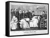 Lincoln's Death Bed, Pub. 1865-null-Framed Stretched Canvas