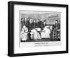 Lincoln's Death Bed, Pub. 1865-null-Framed Giclee Print