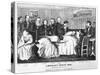 Lincoln's Death Bed, Pub. 1865-null-Stretched Canvas