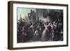 Lincoln's Drive Through Richmond, April 1865-Dennis Malone Carter-Framed Giclee Print