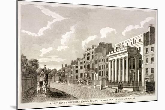 Lincoln's Inn Fields, Holborn, London, 1813-null-Mounted Giclee Print