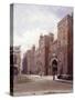 Lincoln's Inn Gatehouse, London, 1879-John Crowther-Stretched Canvas