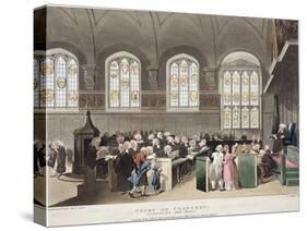 Lincoln's Inn, Holborn, London, 1808-Thomas Rowlandson-Stretched Canvas
