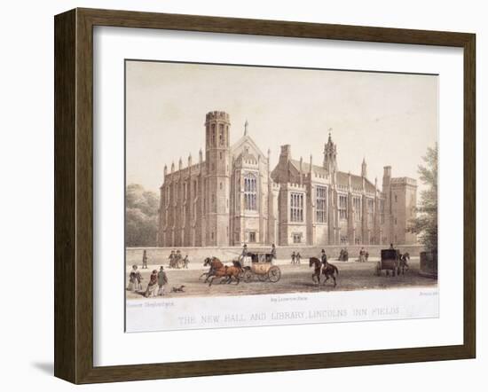 Lincoln's Inn, Holborn, London, 1854-Jules Louis Arnout-Framed Giclee Print