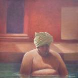 Red Turban in Shadow-Lincoln Seligman-Giclee Print