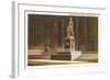 Lincoln Statue, Ft. Wayne, Indiana-null-Framed Art Print