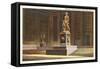 Lincoln Statue, Ft. Wayne, Indiana-null-Framed Stretched Canvas