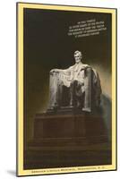 Lincoln Statue, Washington D.C.-null-Mounted Art Print