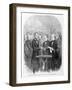 Lincoln Taking the Oath at His Second Inauguration, March 4, 1865, Published 1865-null-Framed Giclee Print